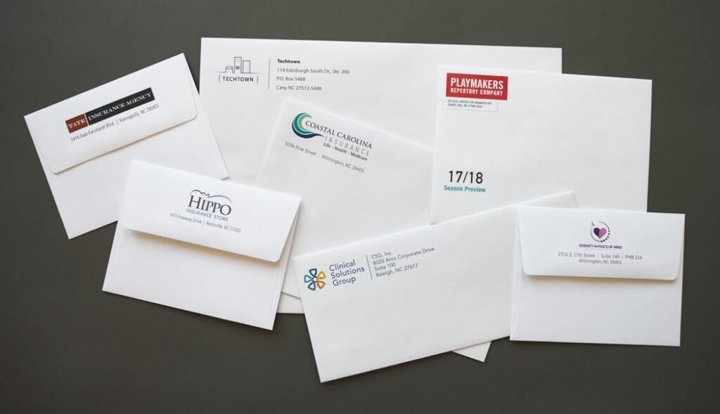 Envelope Printing Stockton